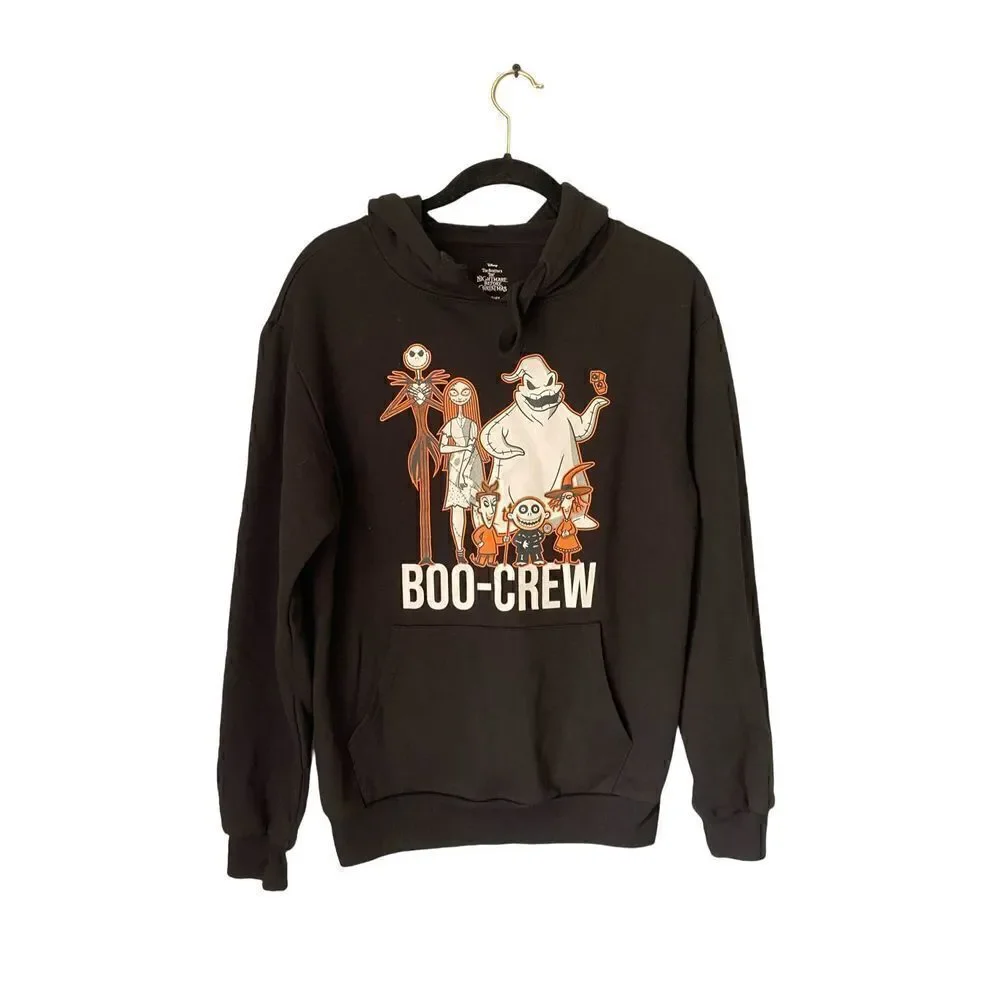 Disney nightmare before Christmas Halloween/Holiday boo crew hoodie size small